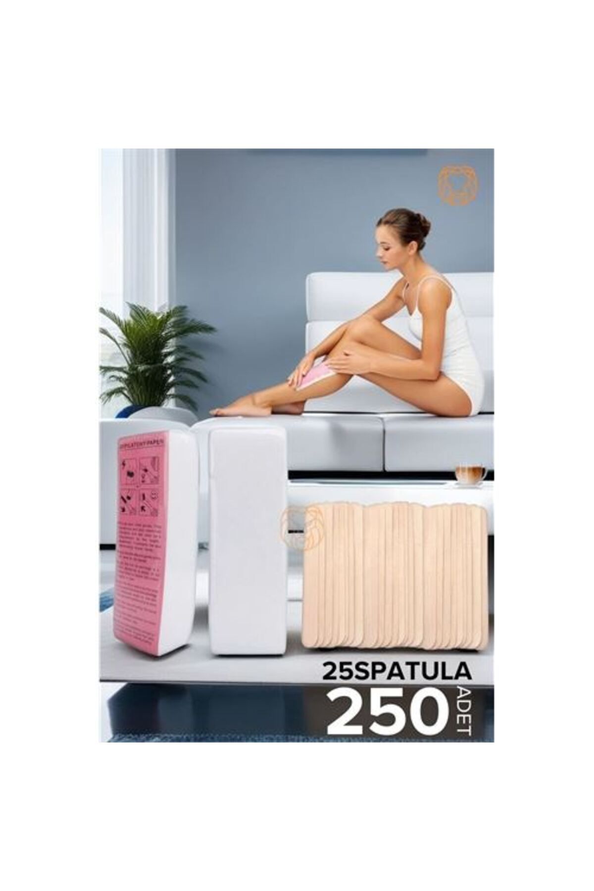 Findit Modacar Spatulali Ağda Bezi 250 Adet