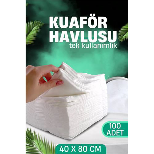 ModaCar Tek Kullanımlık Kuaför Havlusu - Berber Havlusu Spa Havlu