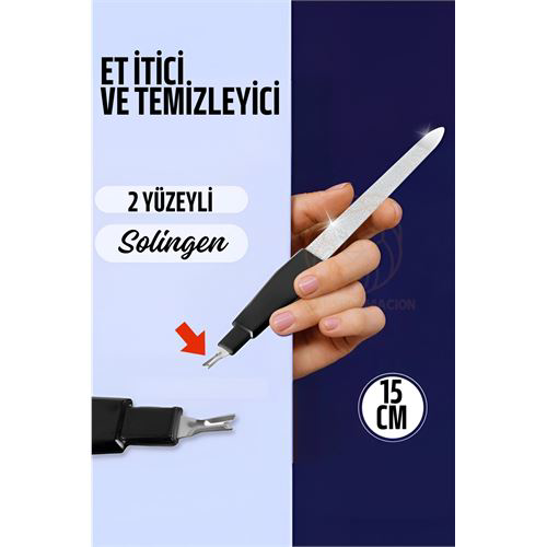 ModaCar Tırnak Törpüsü Et İticili Et Kesici Çelik Solingen Profes