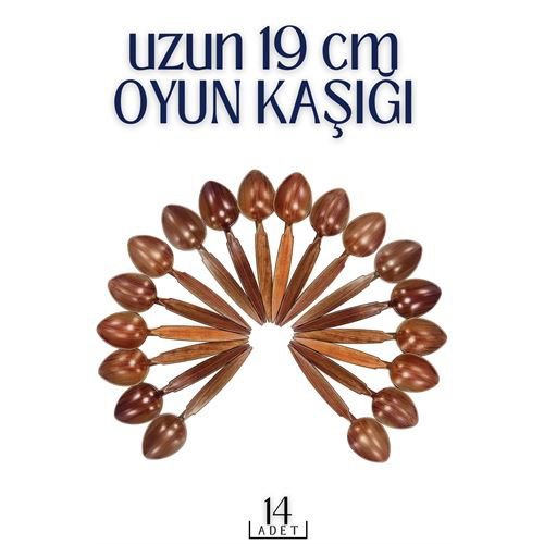 ModaCar Uzun Oyun Kaşığı 14 ADET ModaCar Uzun Oyun Kaşığı 14 ADET