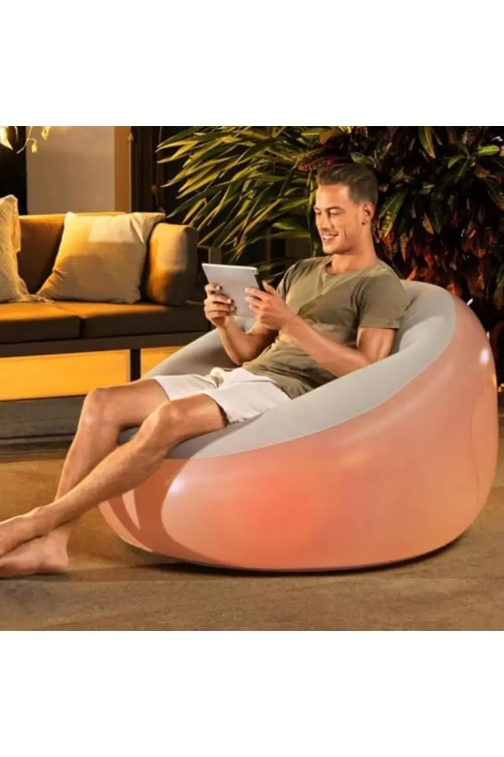 modaflux 1.02m x 97cm x 71cm Şişirilebilir LED Hava polynova 3955