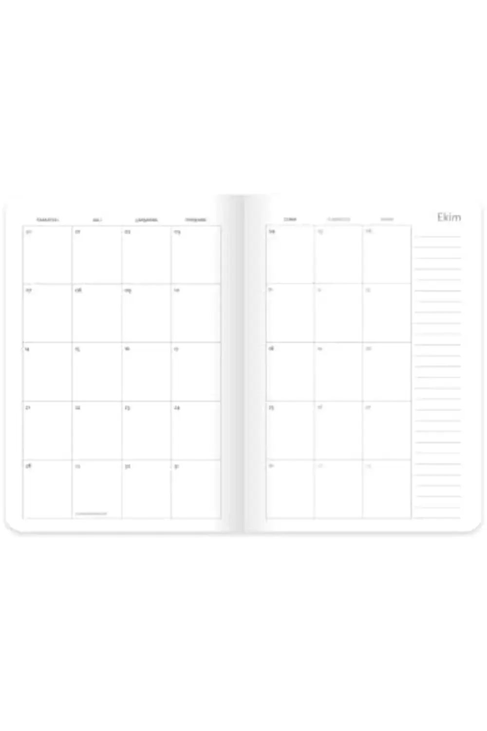 modaflux 17 * 24 Ciltli Akademik Ajanda - Etnik polynova 395519