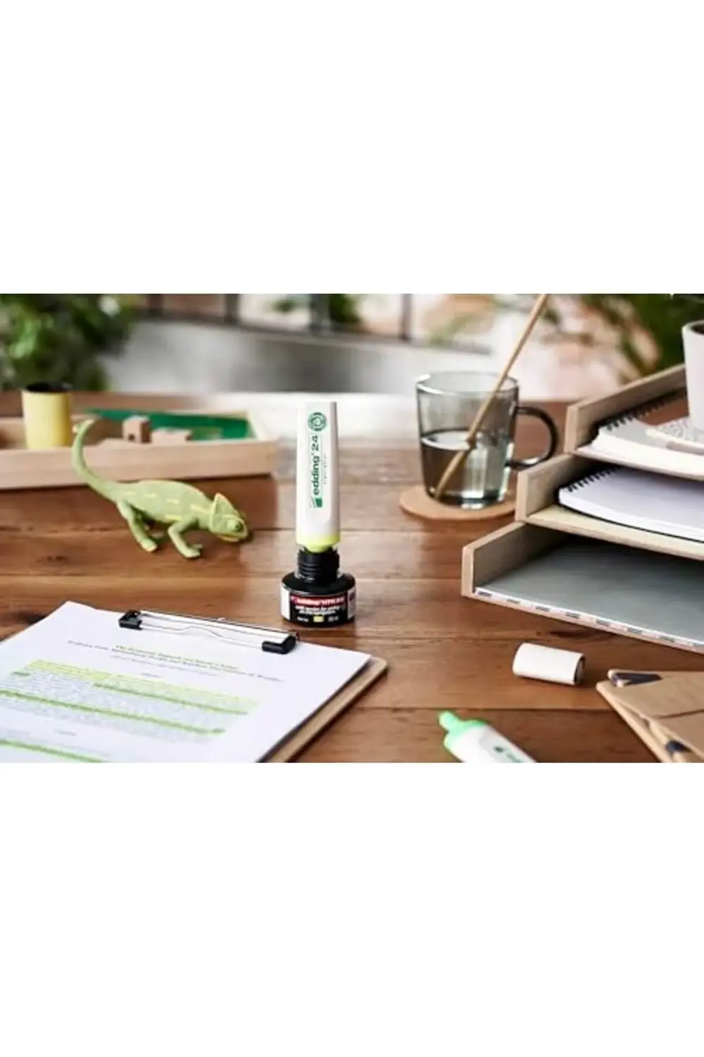 modaflux 24 EcoLine fosforlu, 4'lü set, karışık renkler, kesik uç