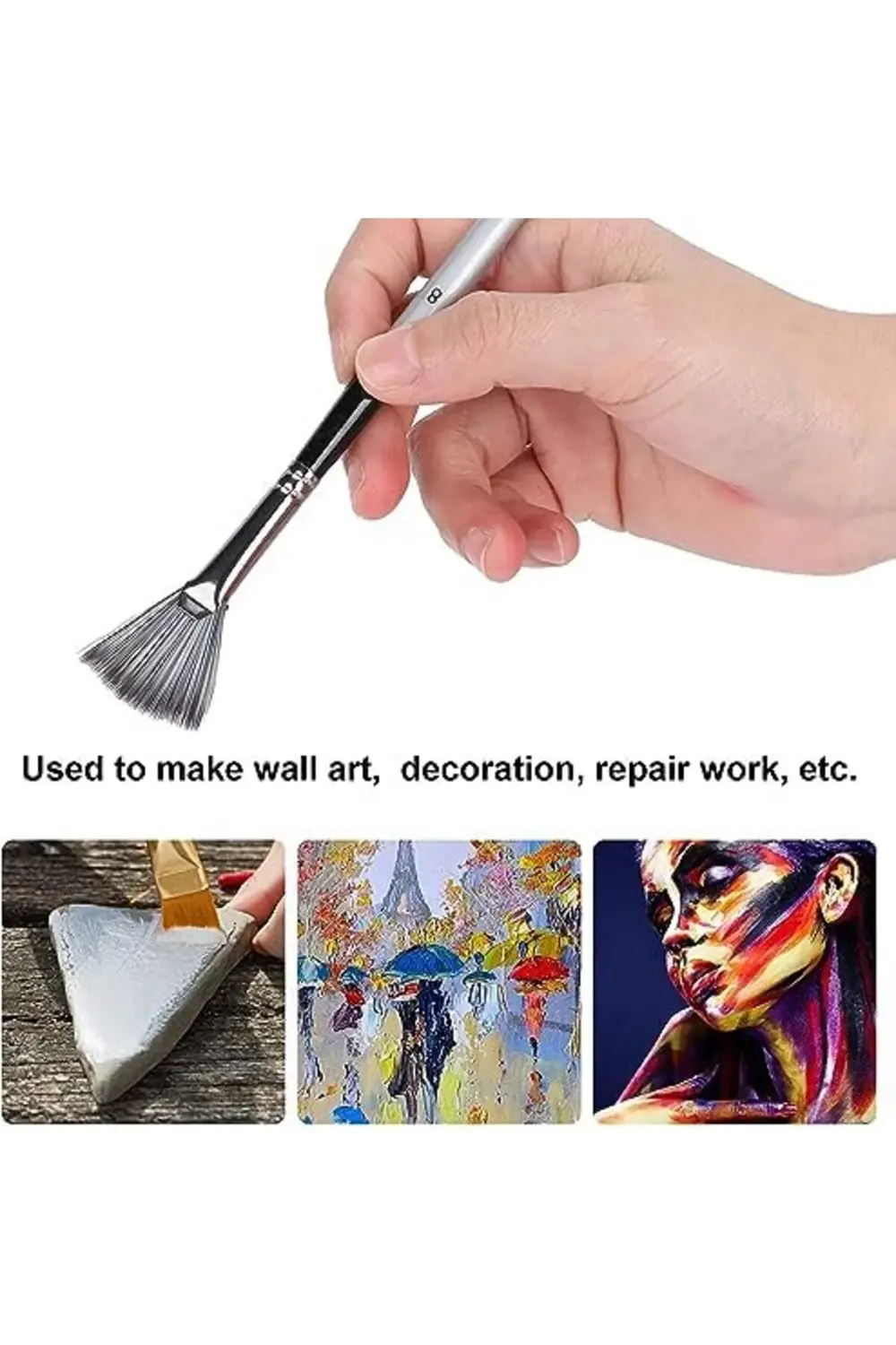 modaflux 24 Parça Siyah Çantalı Sanat Fırçası Seti polynova 39551