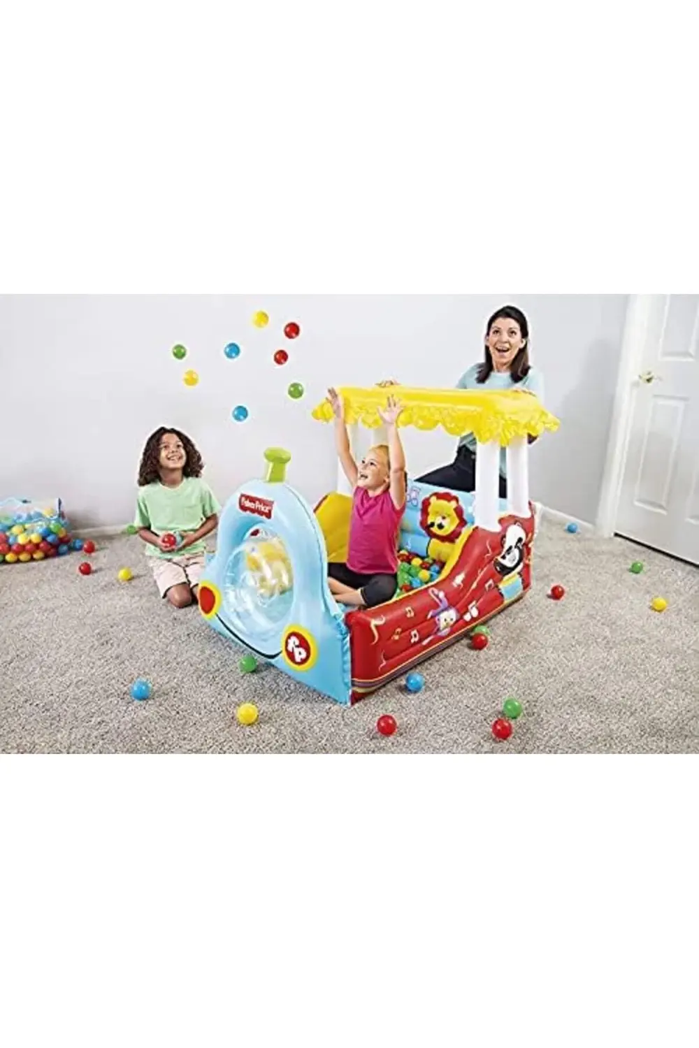 modaflux 25 Oyun Topu ile Tren Top Çukuru polynova 395519