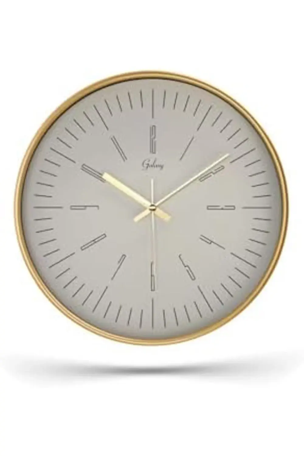 modaflux 30 Cm Gerçek Cam Sessiz Mekanizma Duvar Saati polynova 3