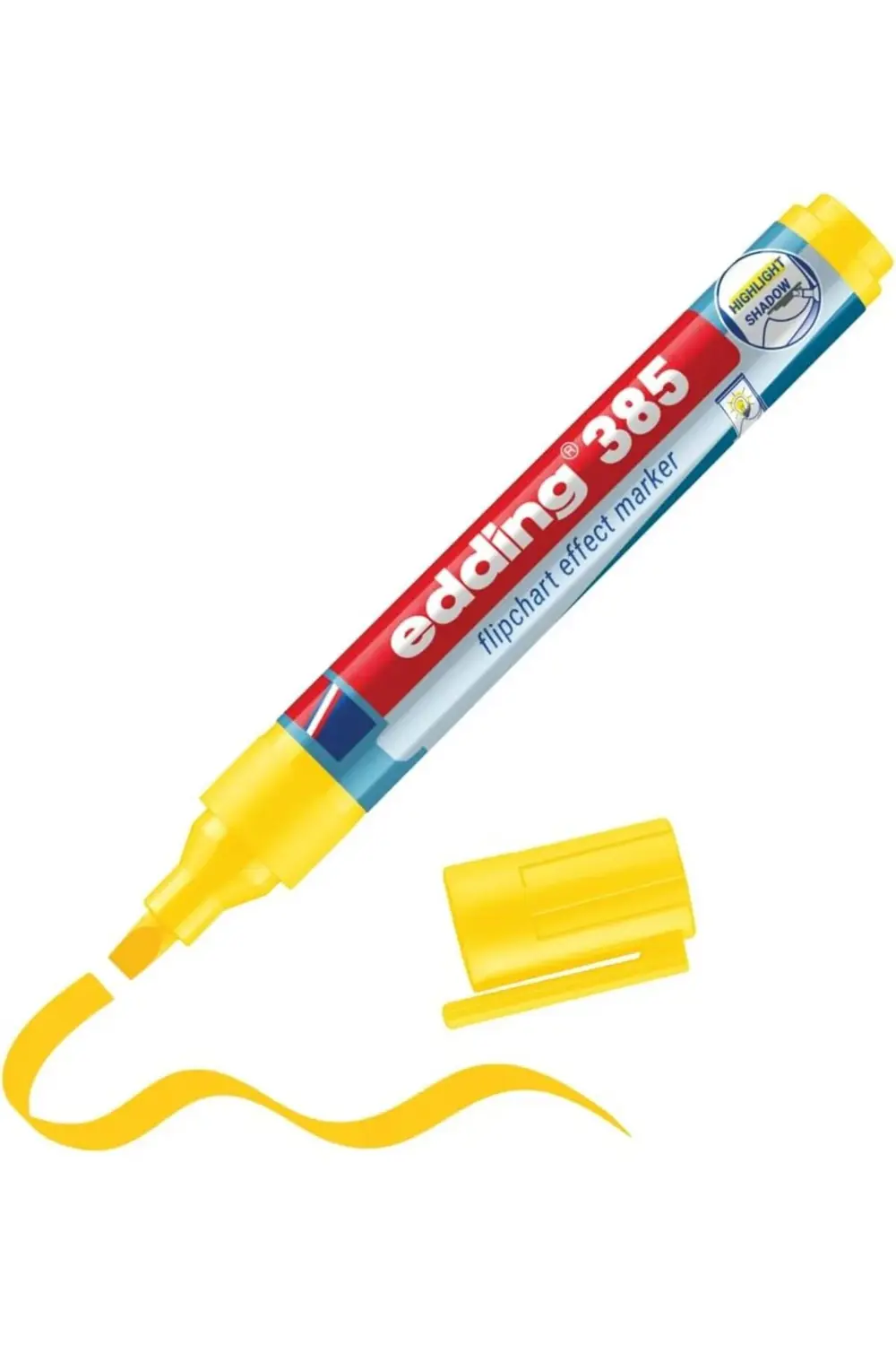 modaflux 385 Flipchart Efekt Markörü Sarı polynova 395519