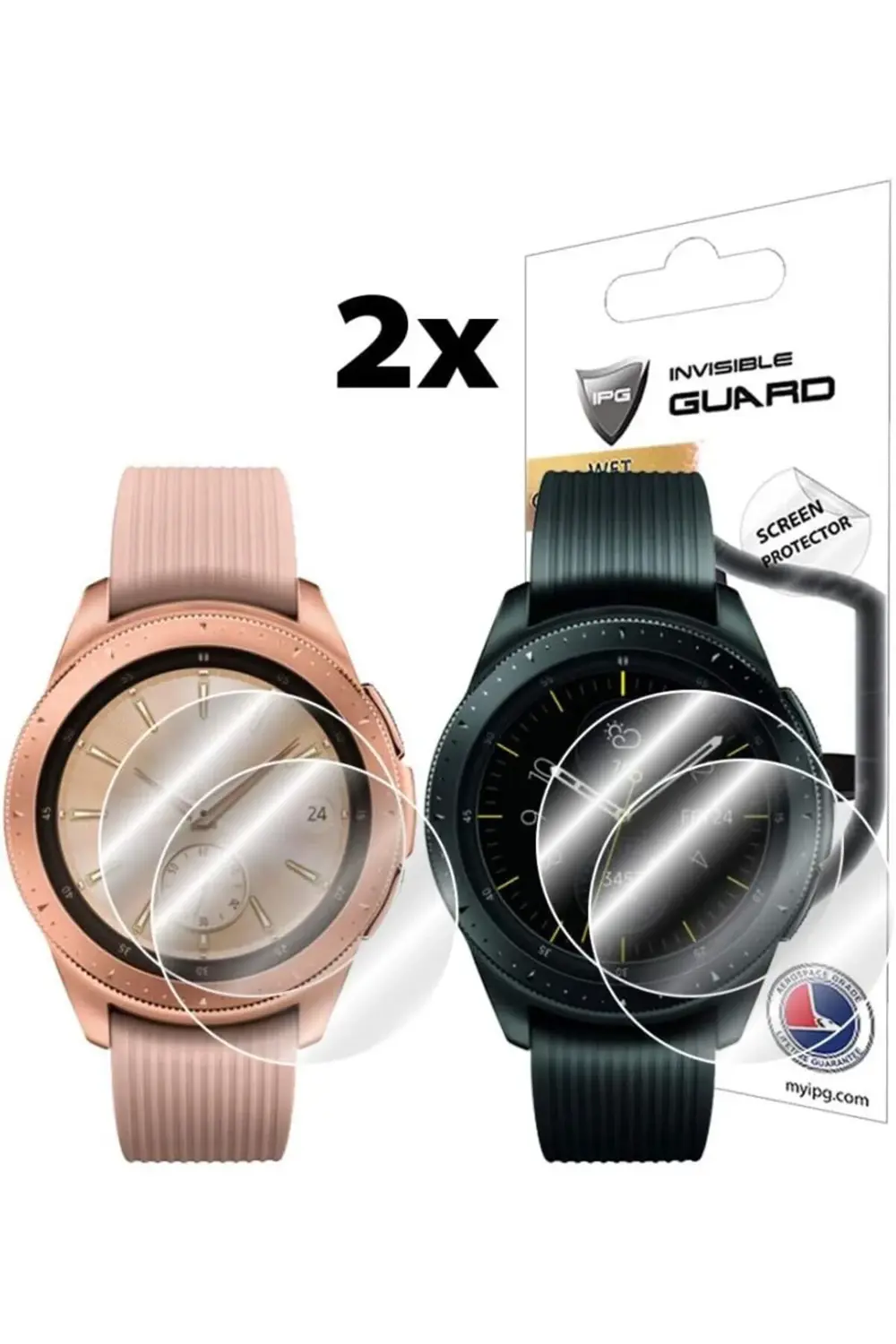 modaflux 42 mm Rosegold & Midnight Ekran, 2 Adet polynova 395519