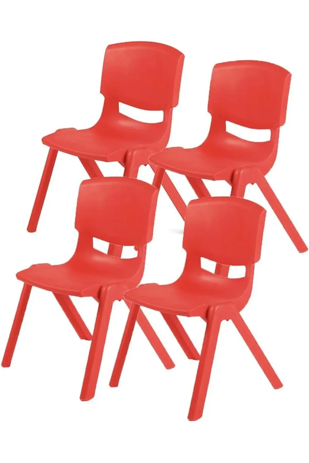 modaflux 4'Lü Set Büyük Şirin Çocuk Kırmızı polynova 395519