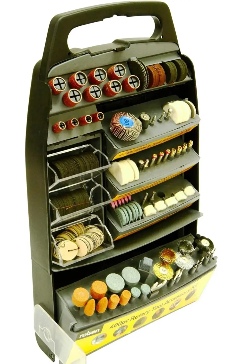 modaflux 59240 400 pc Rotary Tool Accessory Kit polynova 395519