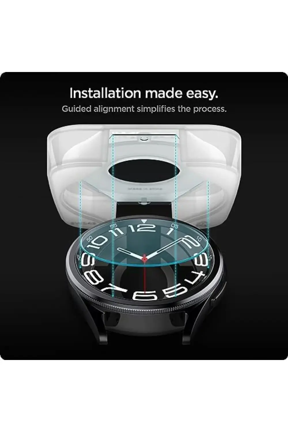 modaflux 6 (43mm) Cam Ekran Kurulum Glas.tR EZ Fit Slim HD (2 Ade