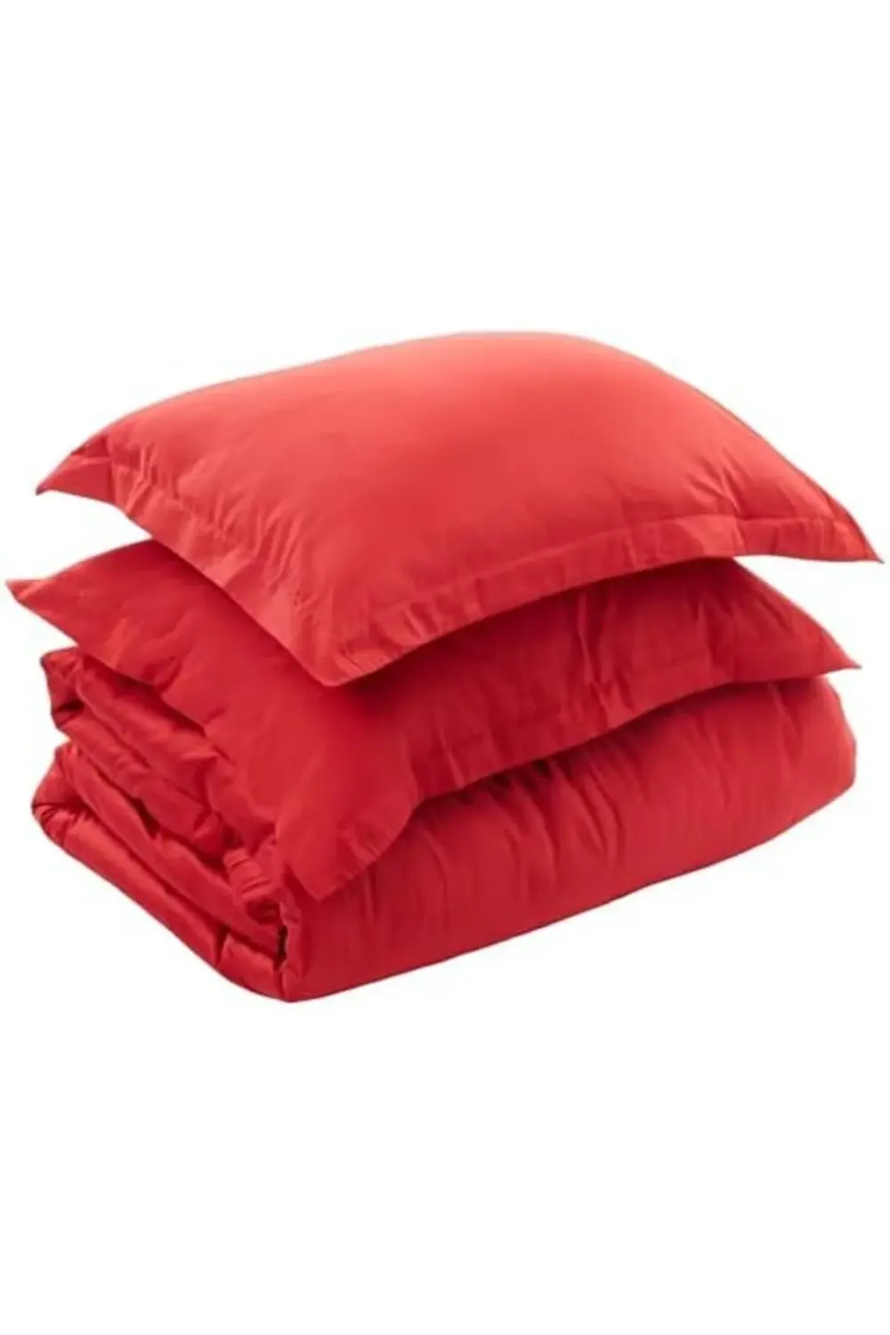 modaflux 60179215 Basic Nevresim Takımı, Çift Kişilik, Kırmızı po