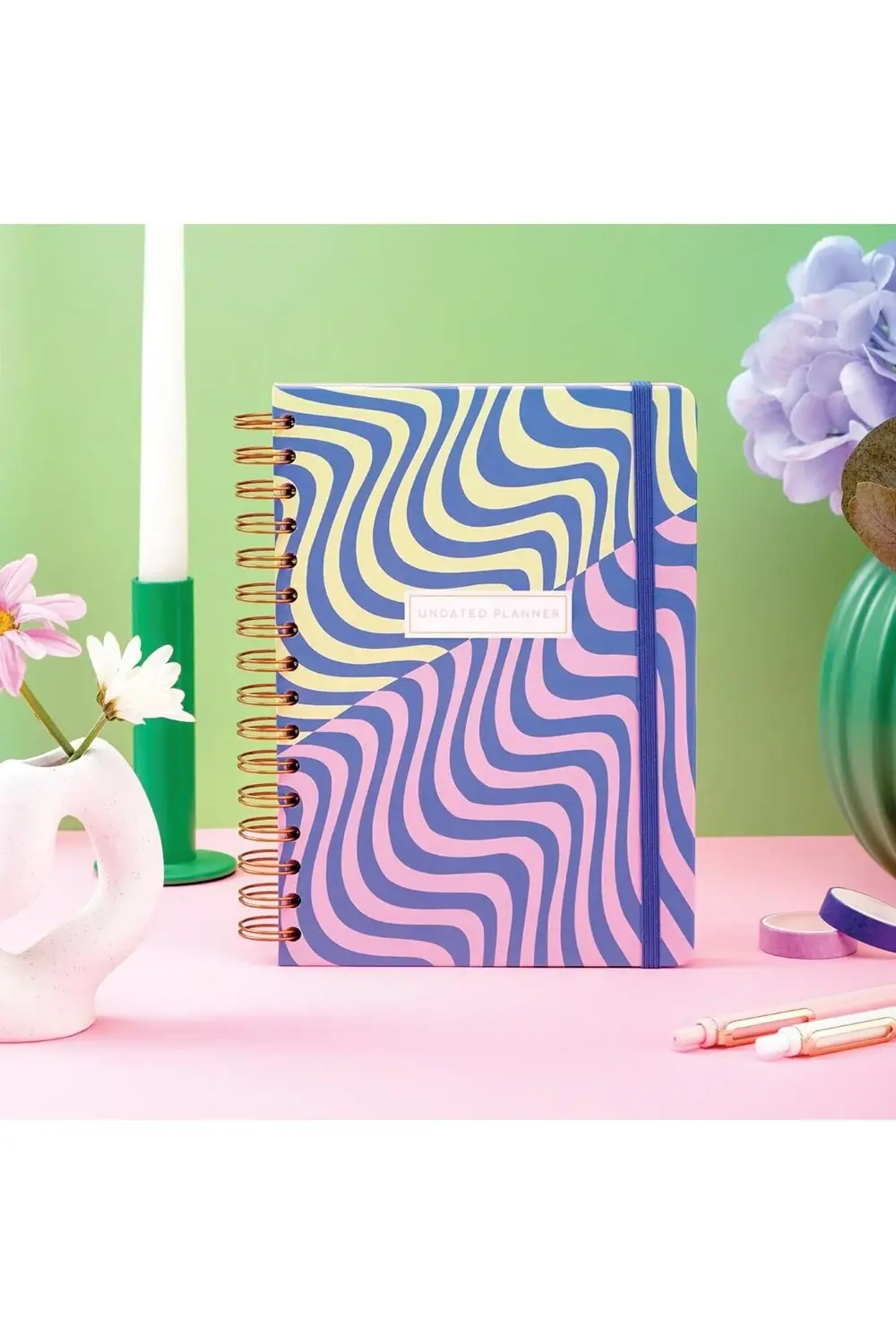 modaflux A5 Spiralli Süresiz Renkli Planlayıcı Ajanda Motivasyon