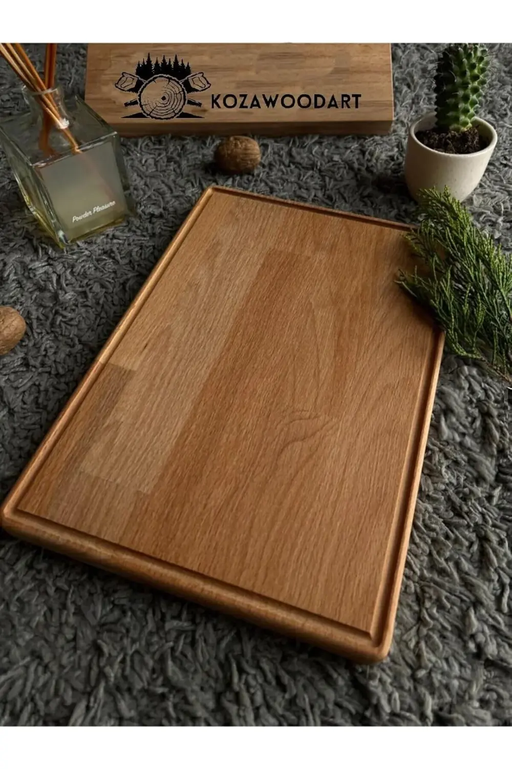 modaflux Ahşap Peynir Ve Sunum Taba??, Kesme Tahtası Dikdörtgen K