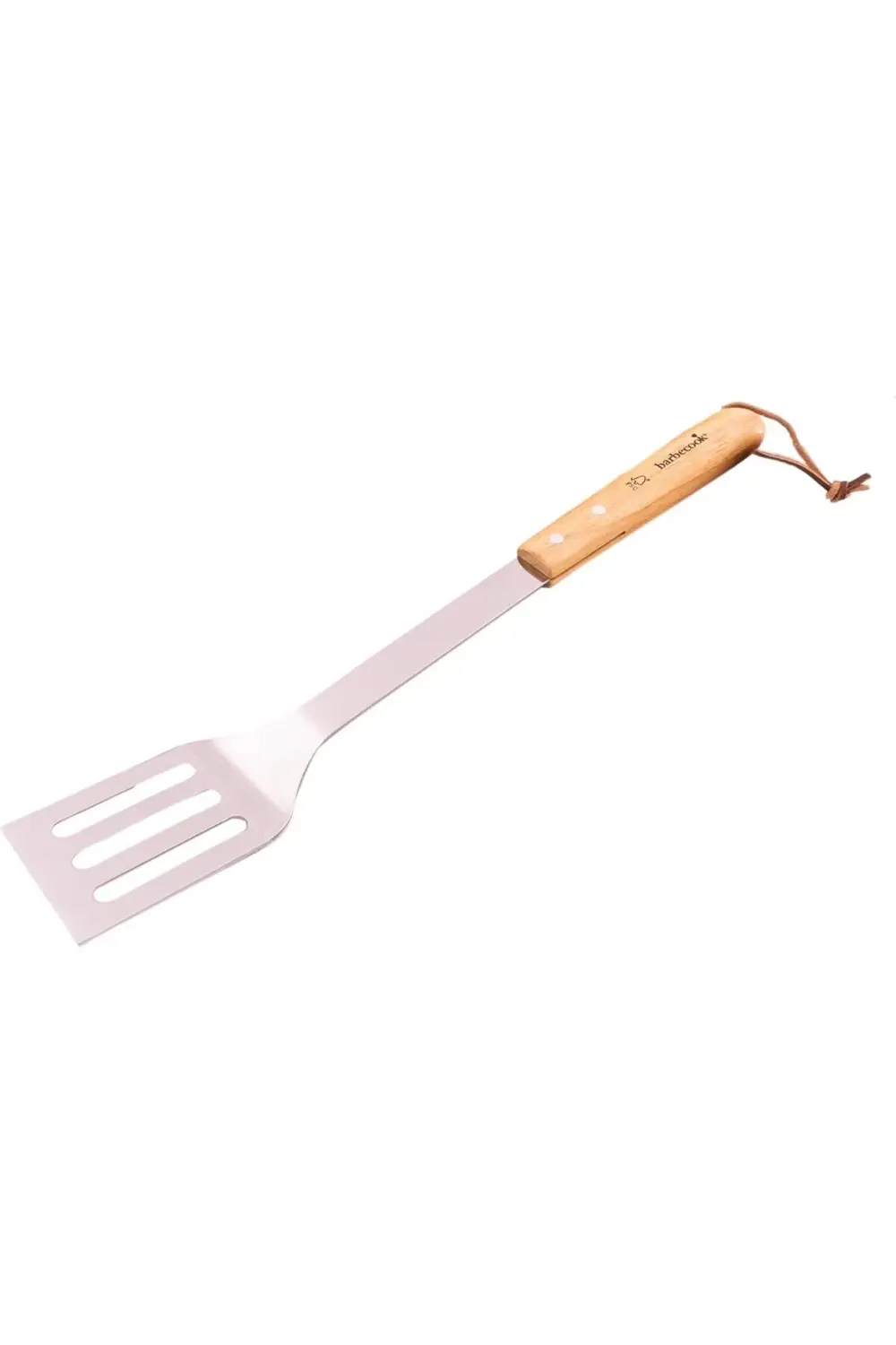 modaflux Ahşap Saplı Paslanmaz Çelik Spatula 46 Cm polynova 39551
