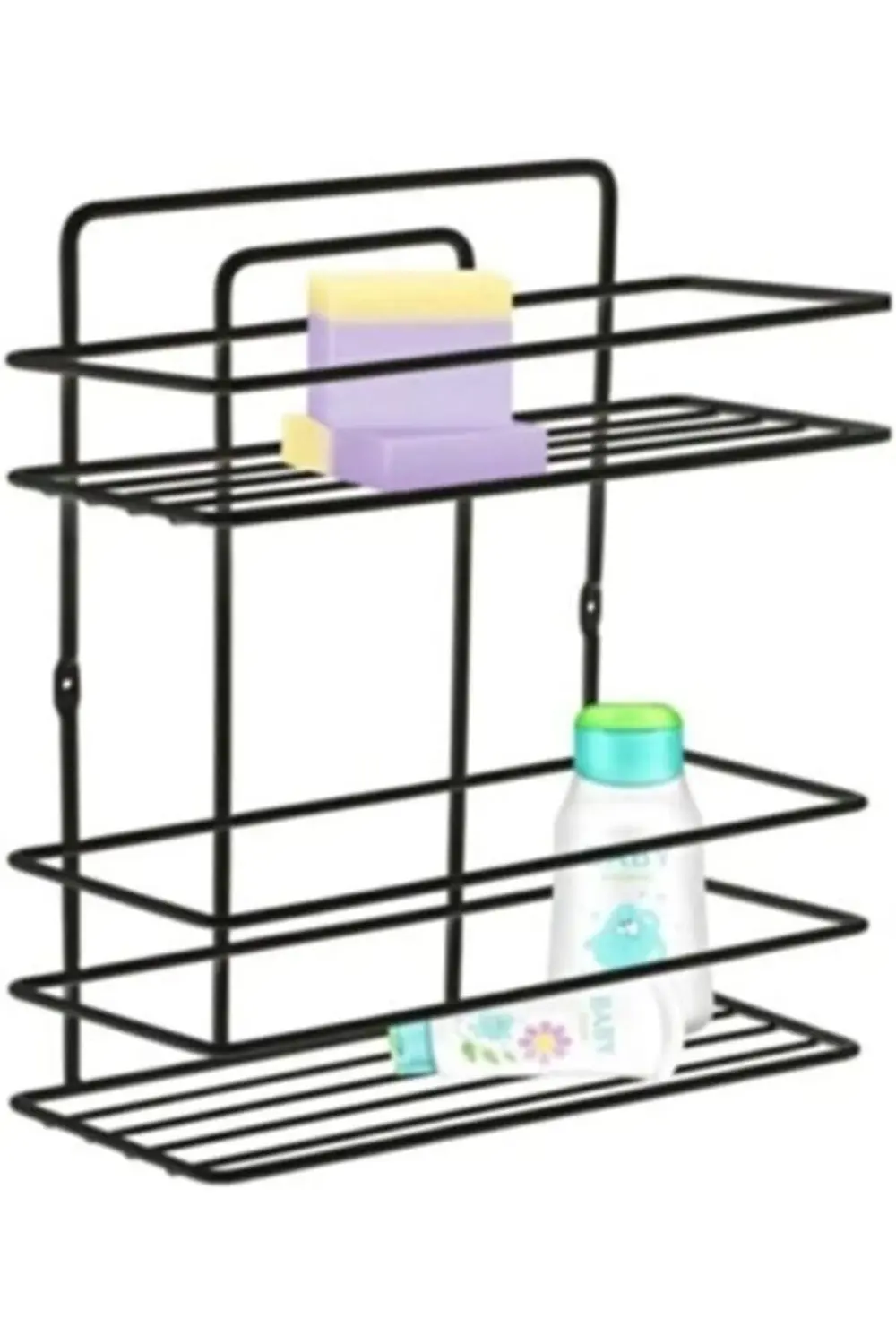 modaflux Aksesuar Seti 4 Lü Siyah, Ömür Boyu Paslanmaz Düz Duş Ra