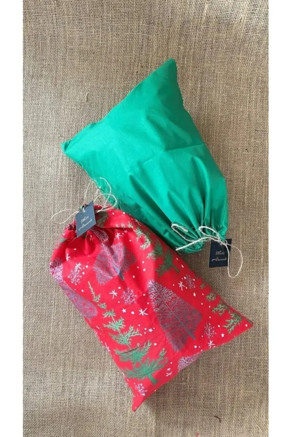 modaflux Alamode Yılbaşı Özel Ve Yeşil Hediye Kesesi polynova 395