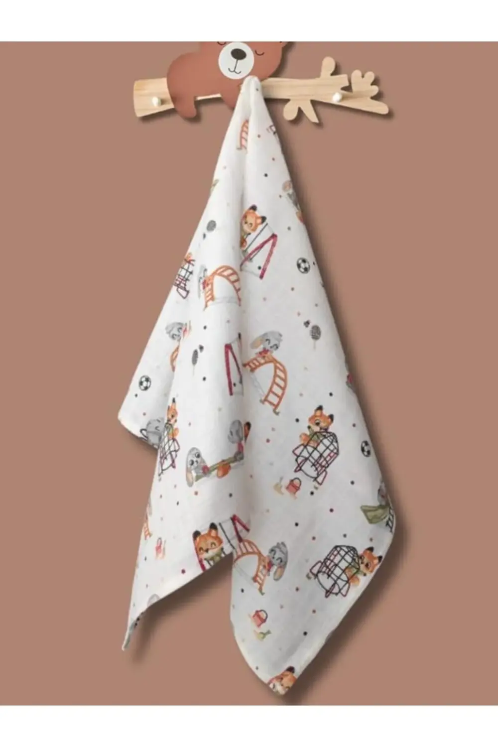 modaflux Amaçlı Müslin Örtü & Battaniye,%100 Pamuk, 85x90 cm poly