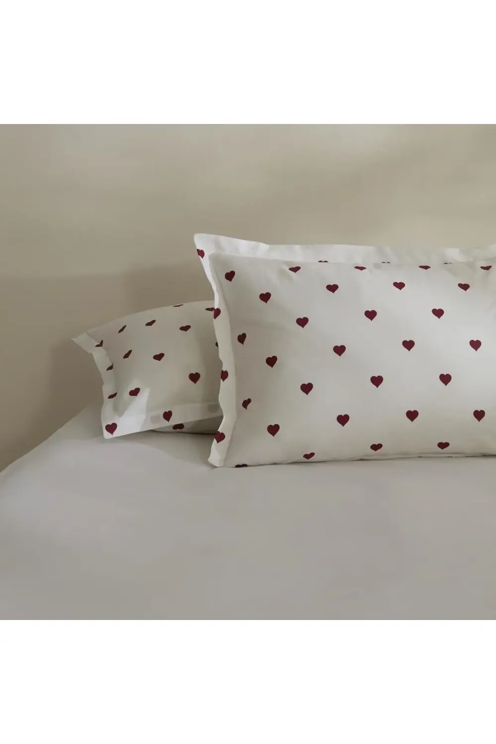 modaflux Amour 2'li Yastık Kılıfı Kırmızı polynova 395519