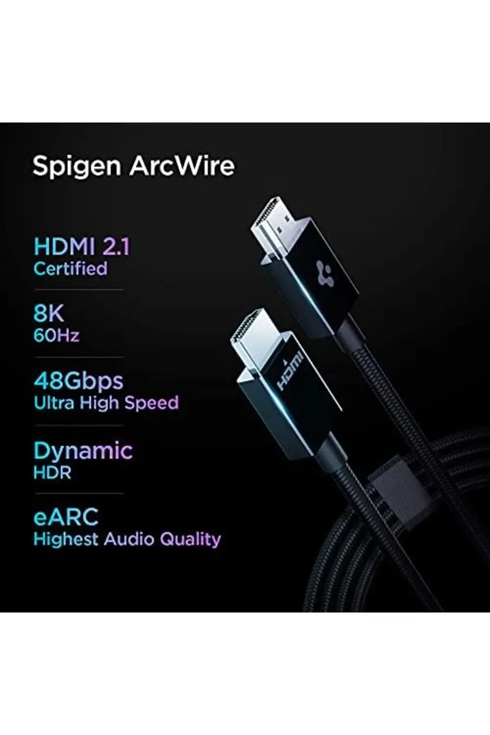 modaflux ArcWire HDMI 2.1 8K Görüntü Aktarım Kablosu (2 Metre) (8