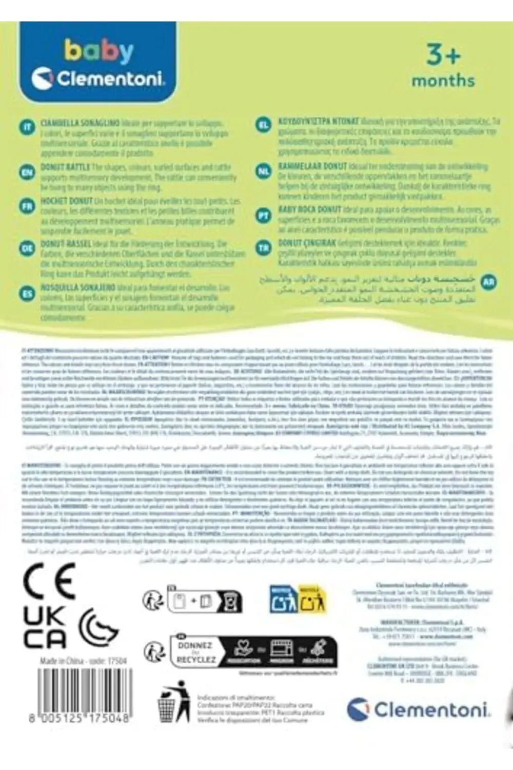 modaflux Baby Çörek Çıngırak polynova 395519