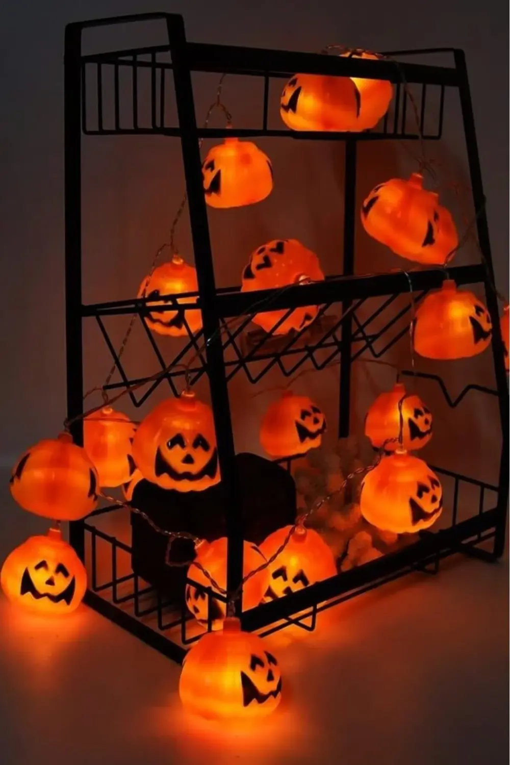 modaflux Bayramı Halloween Pilli Balkabağı Led 12 li polynova 395