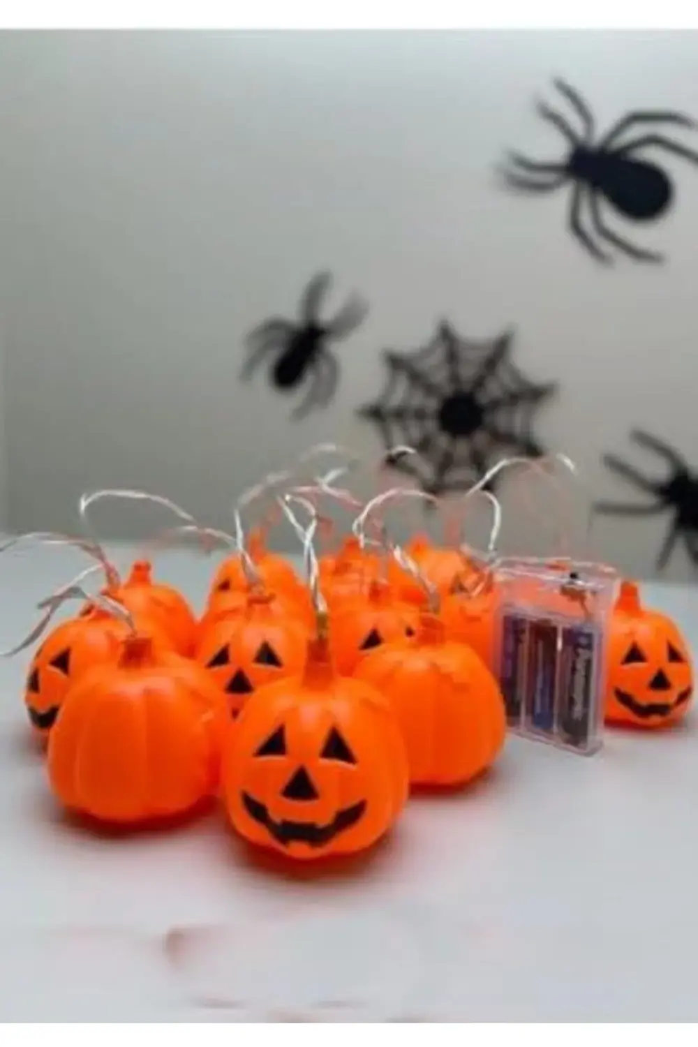 modaflux Bayramı Halloween Pilli Balkabağı Led 12 li polynova 395