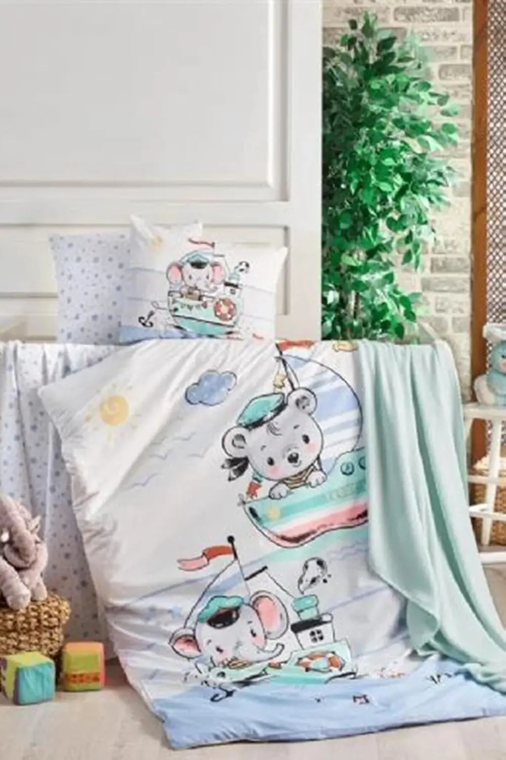 modaflux Bebek Nevresim Takımı Sailing polynova 395519