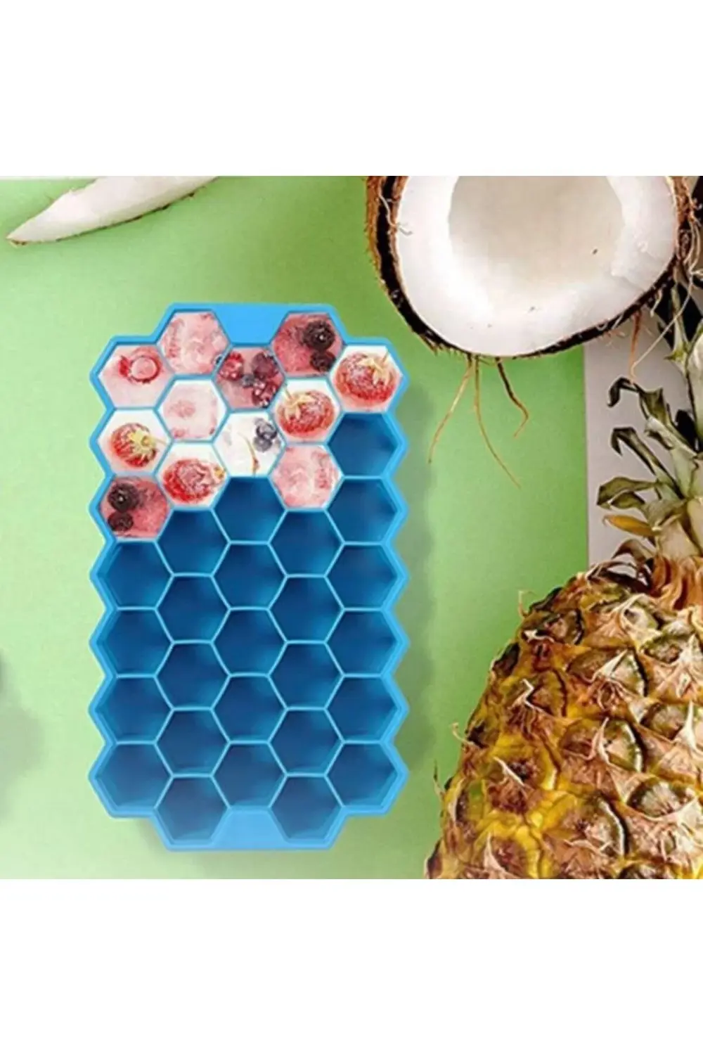 modaflux Bölmeli Slikon Petek Şeklinde Buz Kalıbı polynova 395519