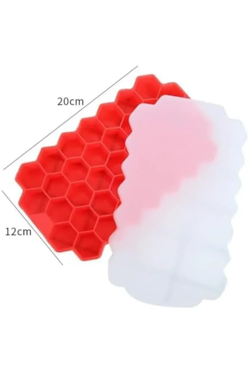 modaflux Bölmeli Slikon Petek Şeklinde Buz Kalıbı polynova 395519