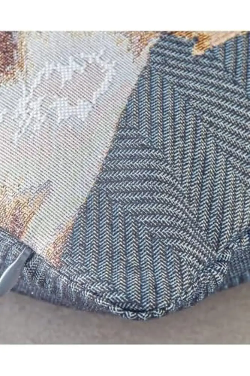 modaflux Breton Pamuk Dolgulu Kırlent Mavi polynova 395519