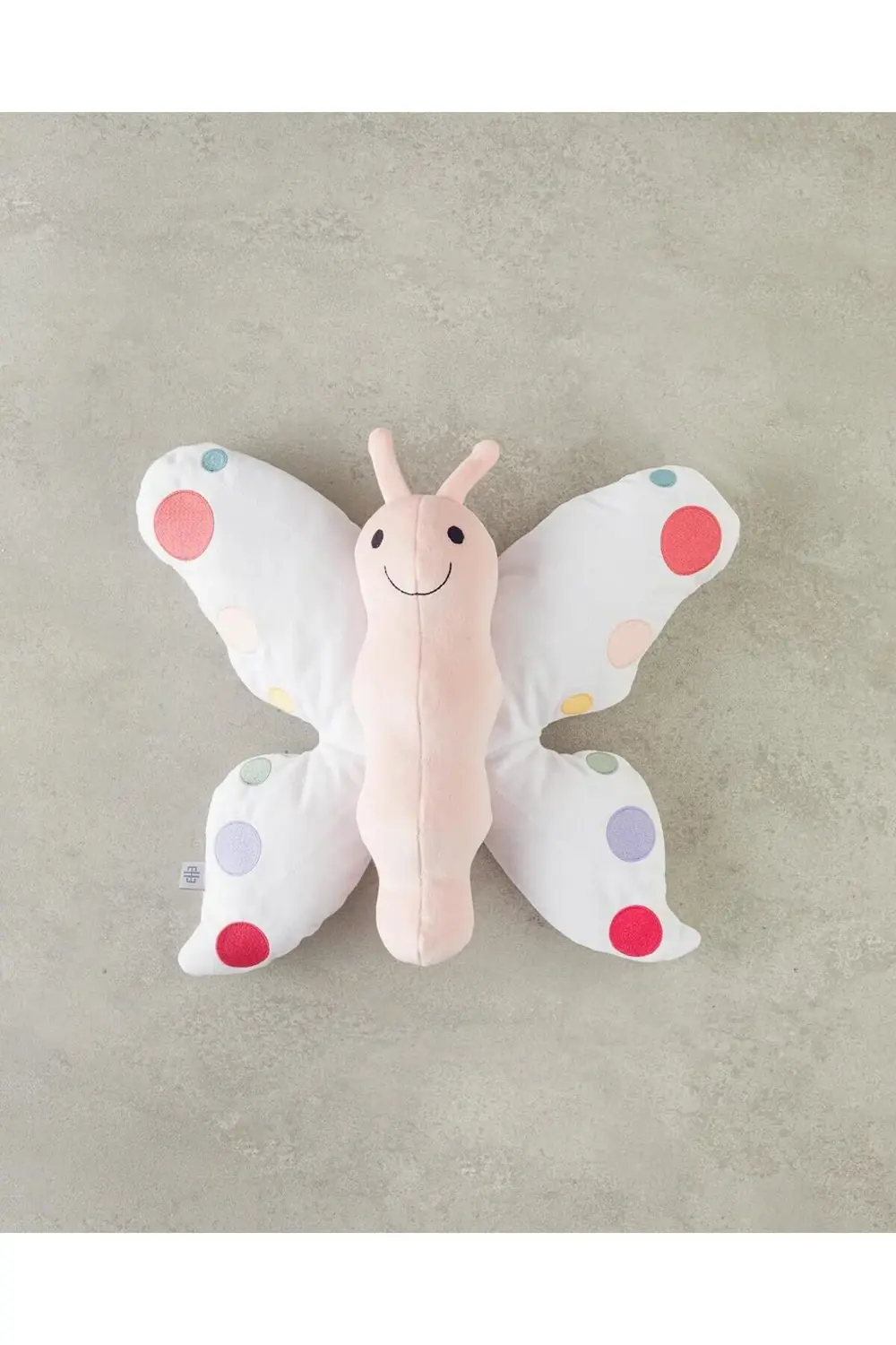 modaflux Butterfly Bebe Dekoratif Kırlent 40 cm Beyaz polynova 39