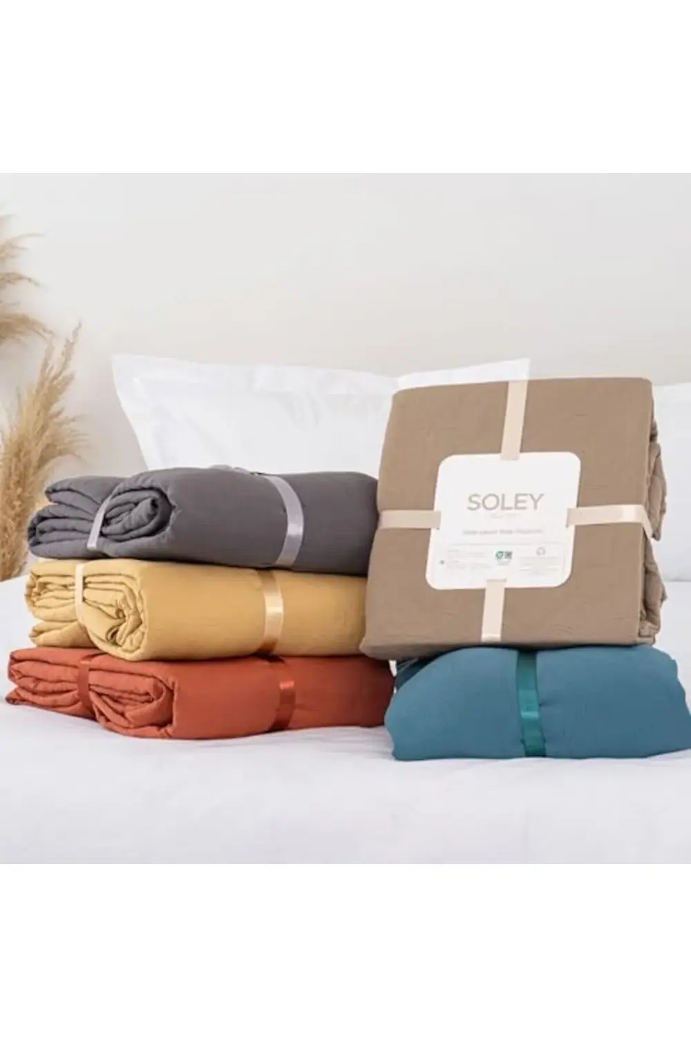 modaflux | | Çift Kişilik Premium Yatak Örtüsü Seti polynova 3955