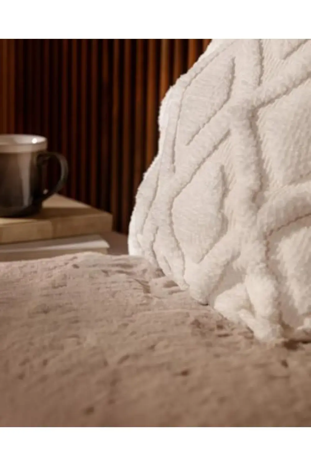 modaflux Coco Roussillon Kırlent Kılıfı - Beyaz - 45x45 cm polyno