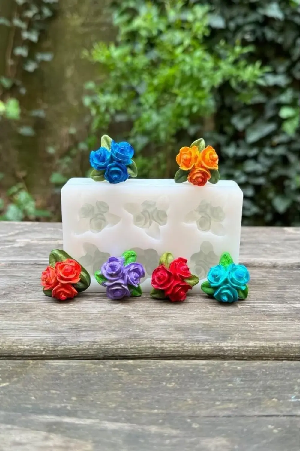 modaflux Concept Gül Mini Silikon Mum Kalıbı polynova 395519