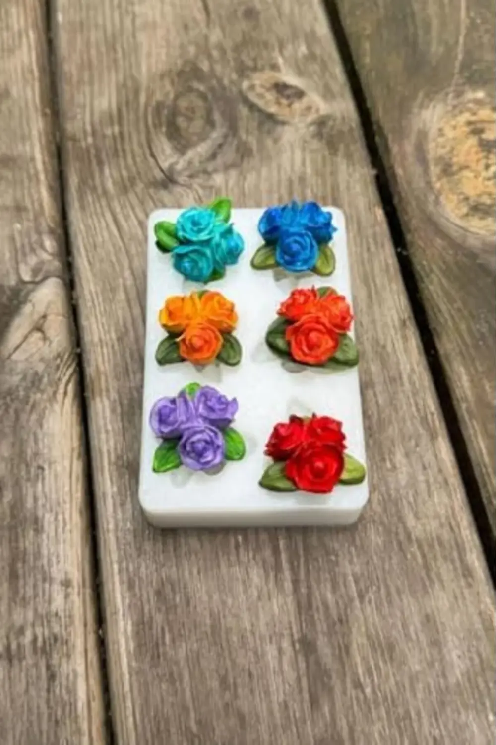 modaflux Concept Gül Mini Silikon Mum Kalıbı polynova 395519