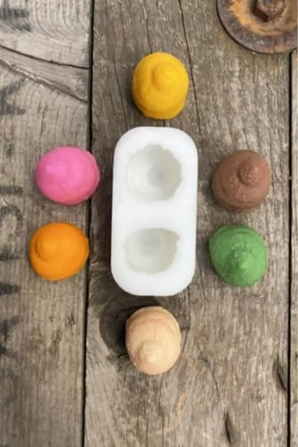 modaflux Concept Krema İkili Mum Kalıbı (Silikon) polynova 395519