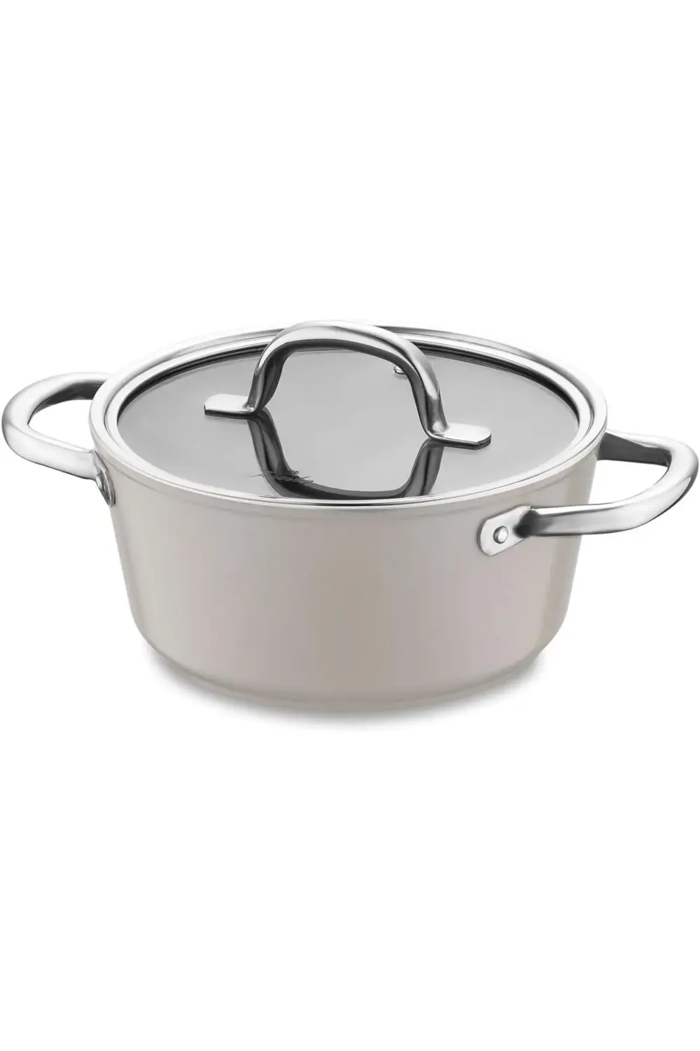 modaflux Crystal Bej Derin Tencere 20 cm polynova 395519