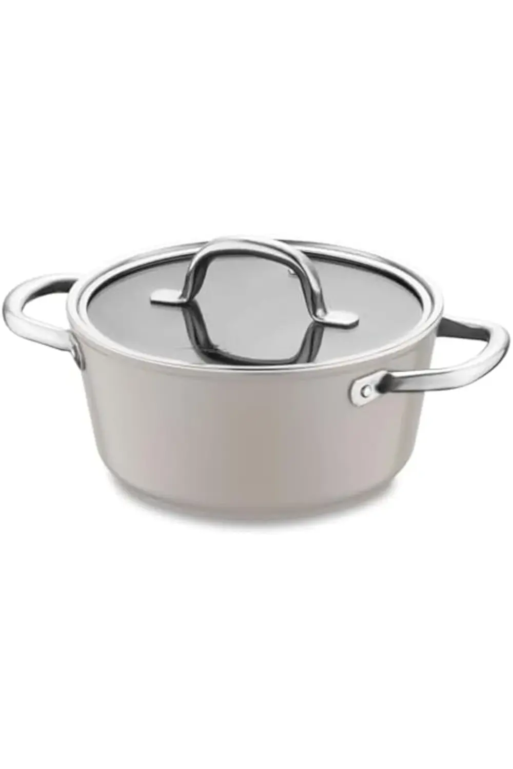 modaflux Crystal Bej Derin Tencere 20 cm polynova 395519