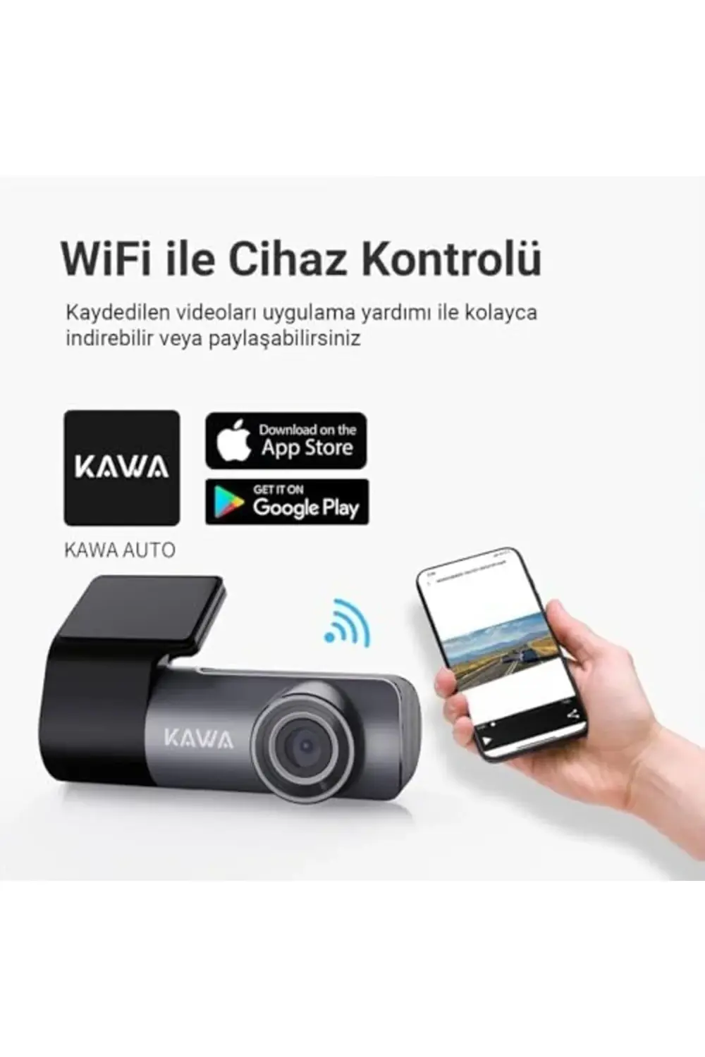 modaflux D5 2K 1296P WDR WiFi 135° Geniş Açı Lens Araç Kamerası p