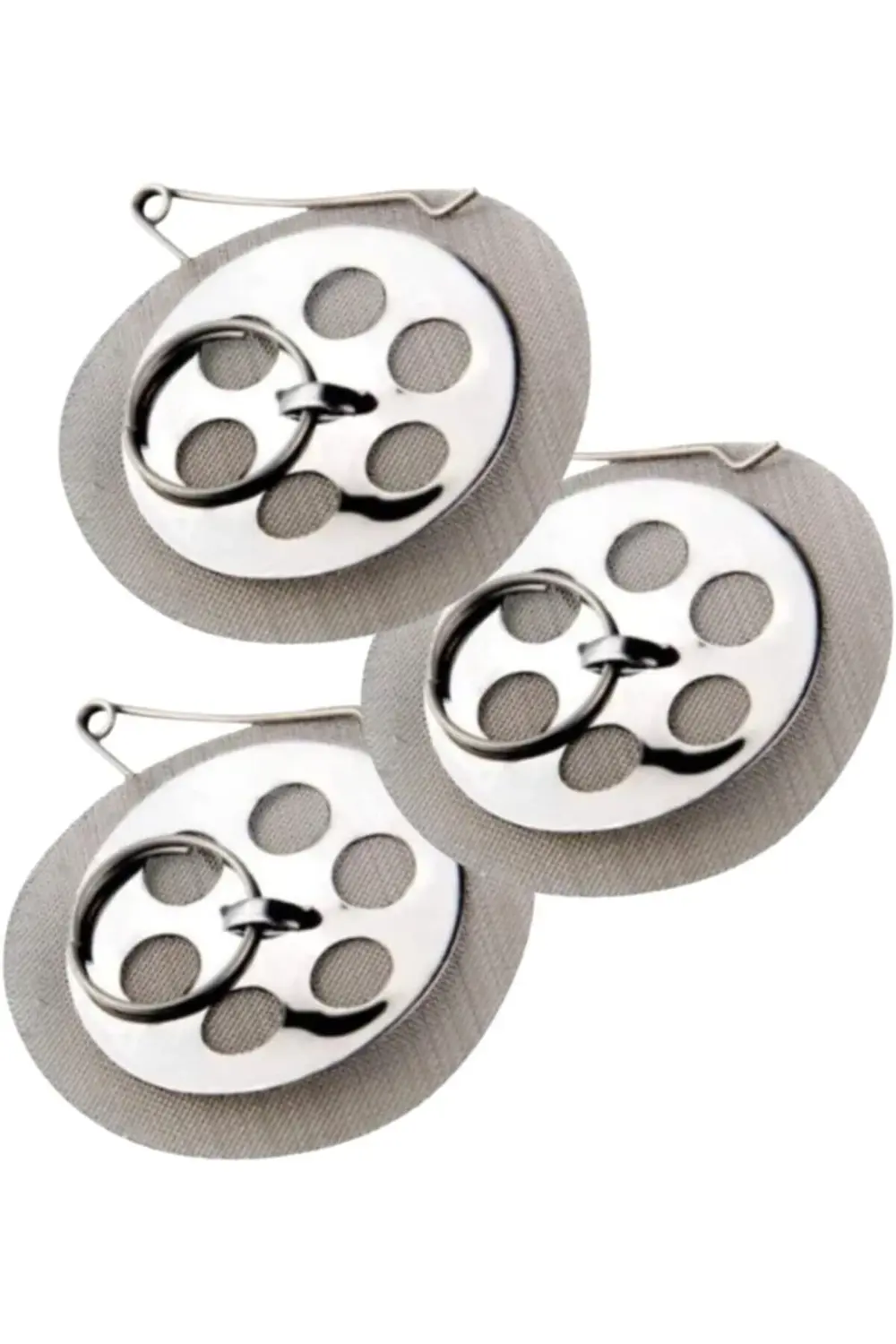 modaflux Demleme Süzgeci, 3'lü Set, Demlik İçi Sök-Tak Süzgeç, Uy