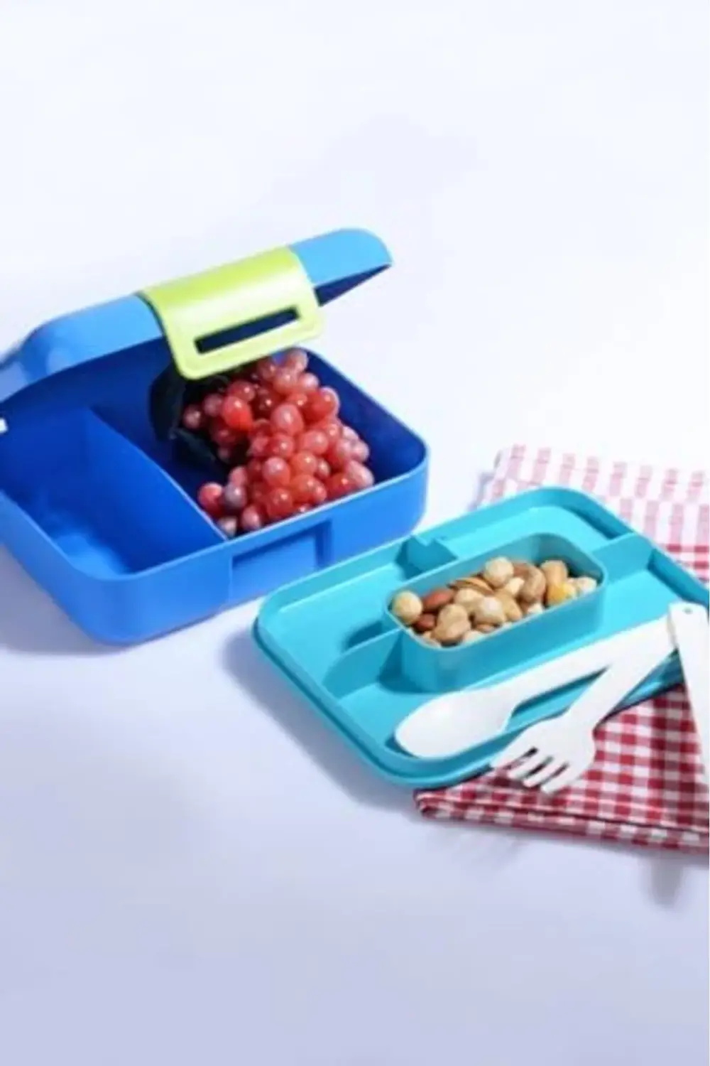 modaflux DİYARI Kendinden Kaşık ve Çatallı 5 Bölmeli 2 Katlı Besl