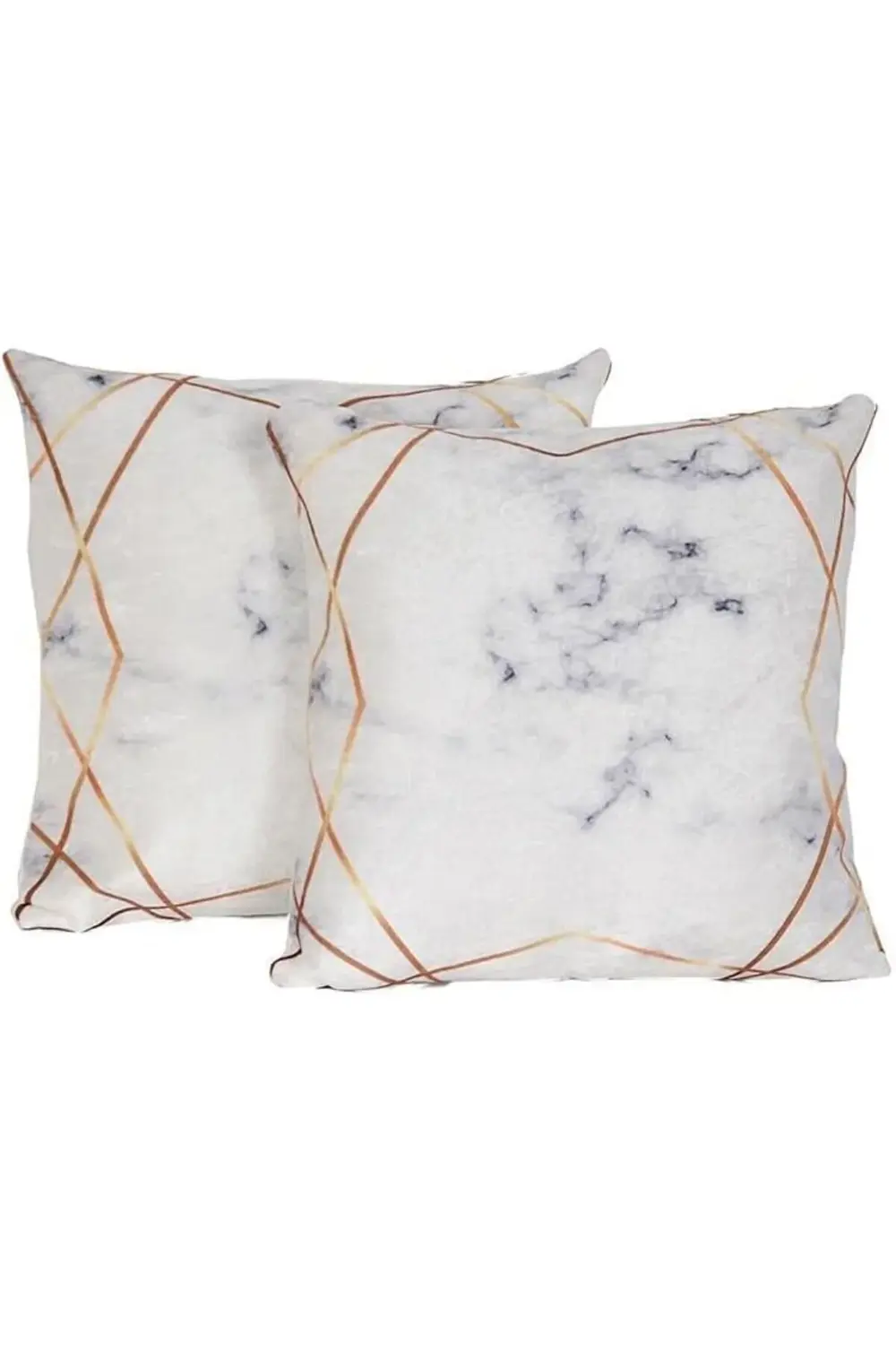 modaflux diyarı Stars 2 Li Kadife Kırlent Kılıfı Beyaz CD457008 p