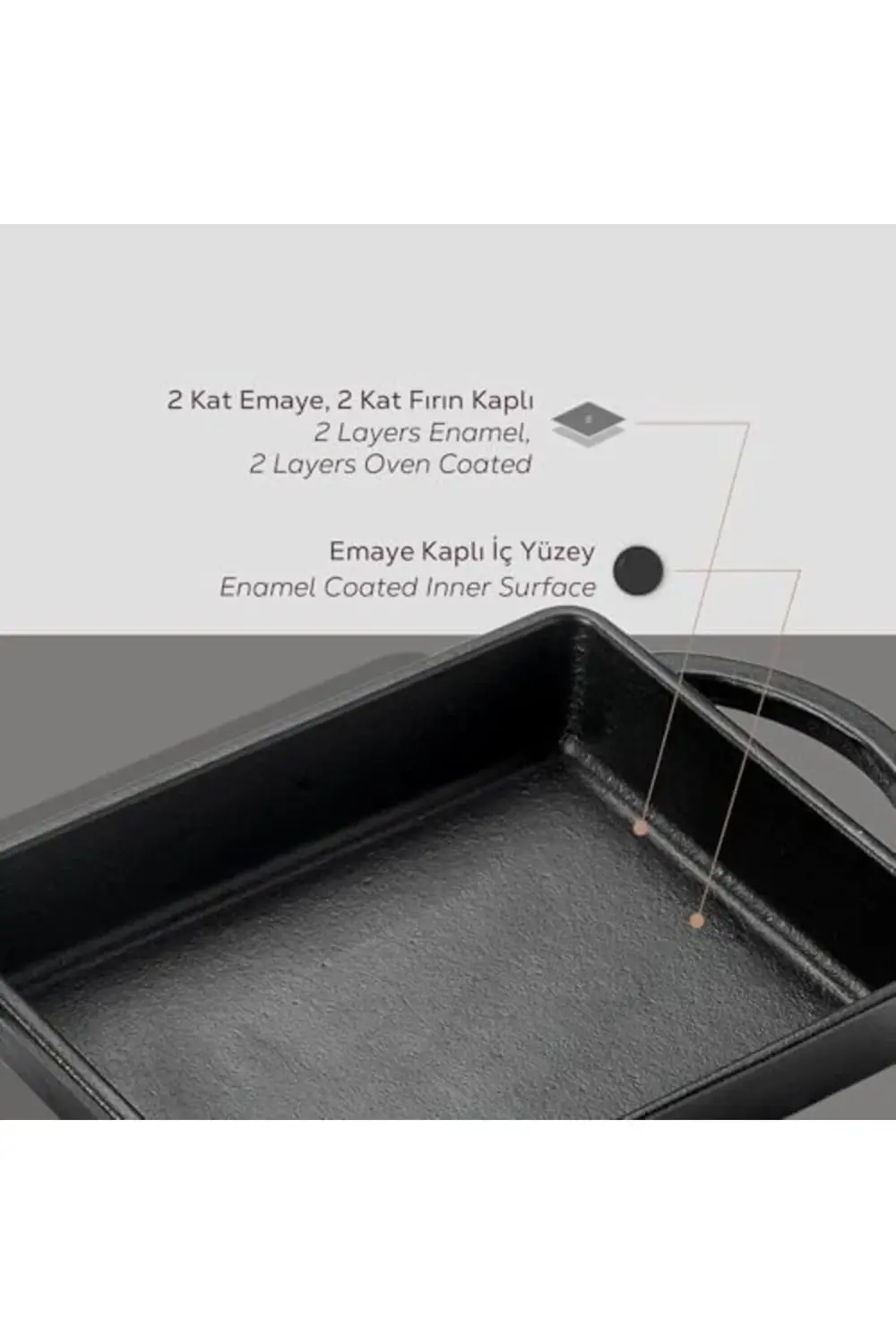 modaflux Döküm Mini 12x15 Tava polynova 395519