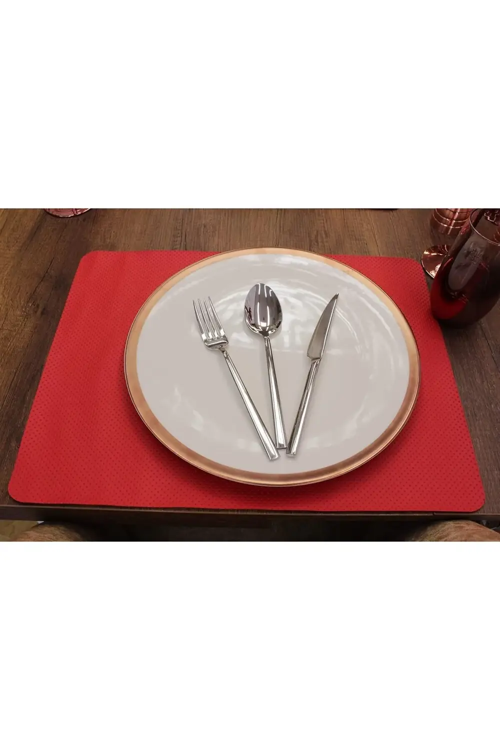 modaflux Düz Kesim Deri Servis 2 adet 35x45 cm polynova 395519