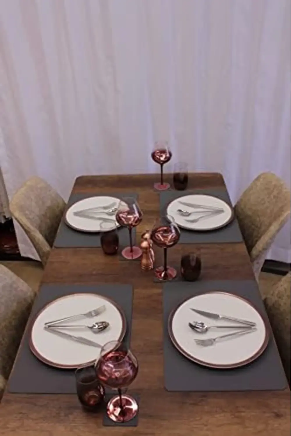 modaflux Düz Nopeli Deri Servis 2 adet 35x45 cm polynova 395519