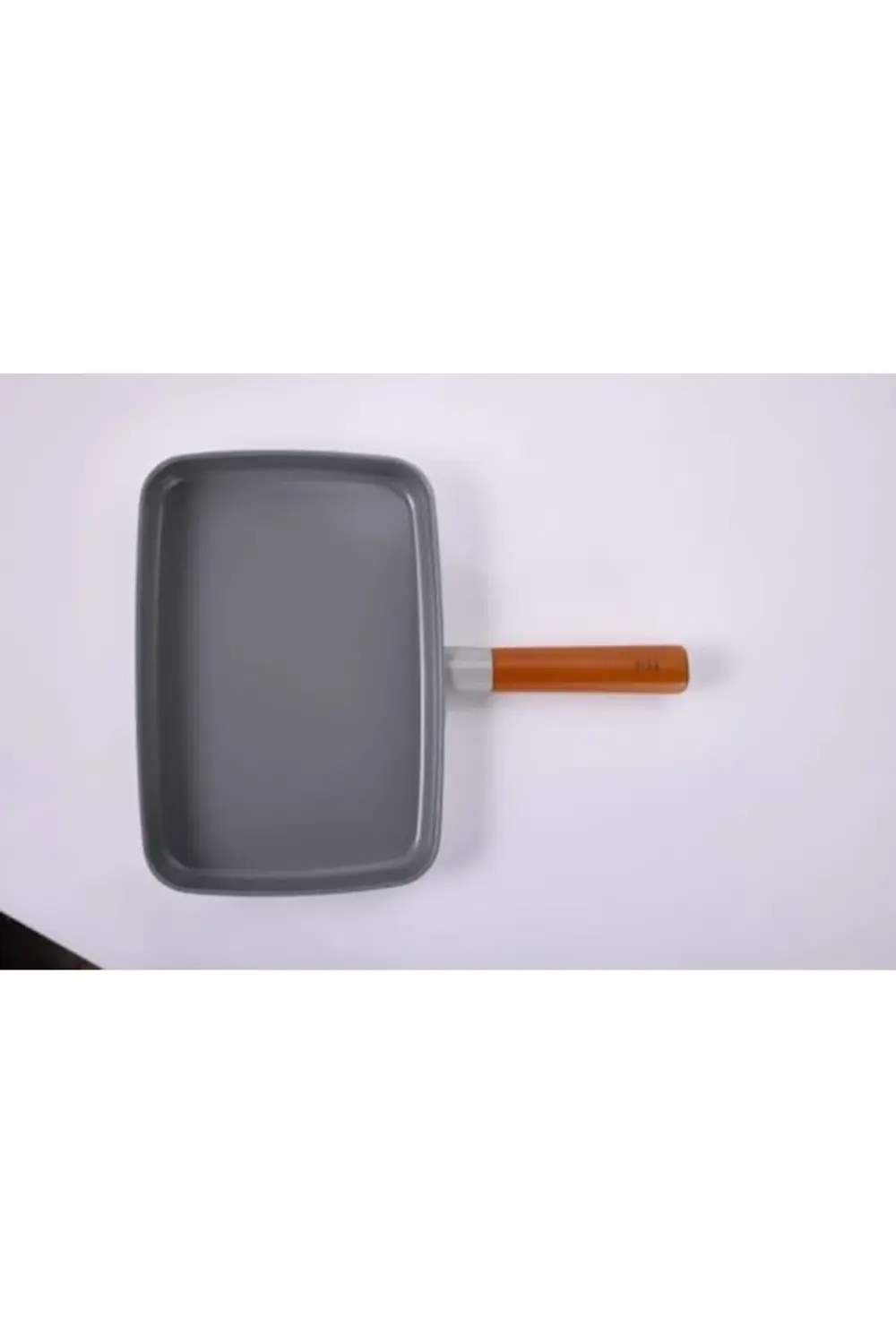 modaflux Fika Dikdörtgen Tava 29cm Cam Kapaklı Gri polynova 39551