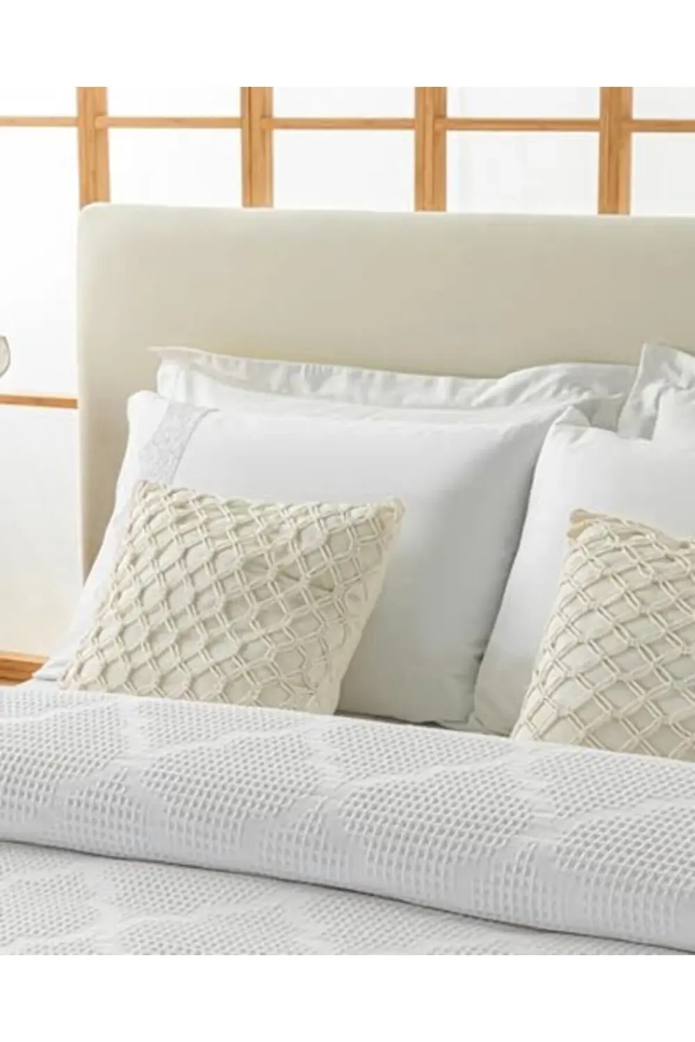 modaflux Fiona Pamuklu Çift Kişilik Pike Beyaz polynova 395519