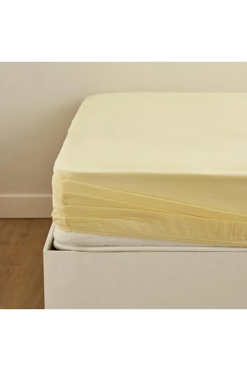 modaflux Fitted Tek Kişilik Çarşaf Sarı 100x200+30 cm polynova 39