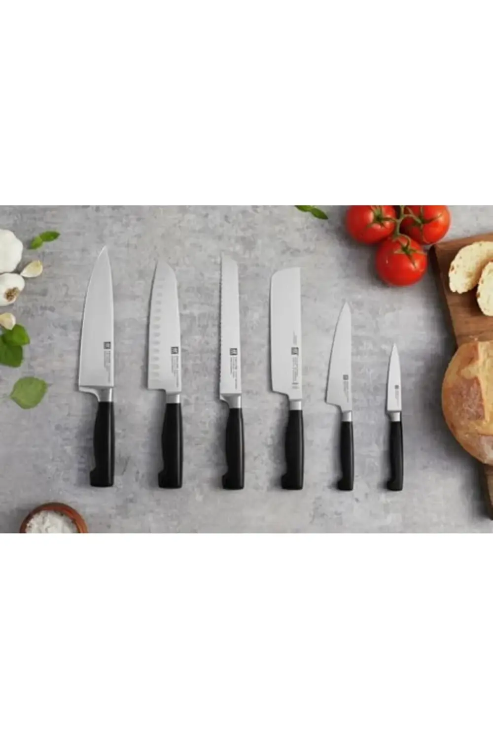 modaflux Four Starsantoku Bıçağı, 18 cm, Oluklu Kenar polynova 39